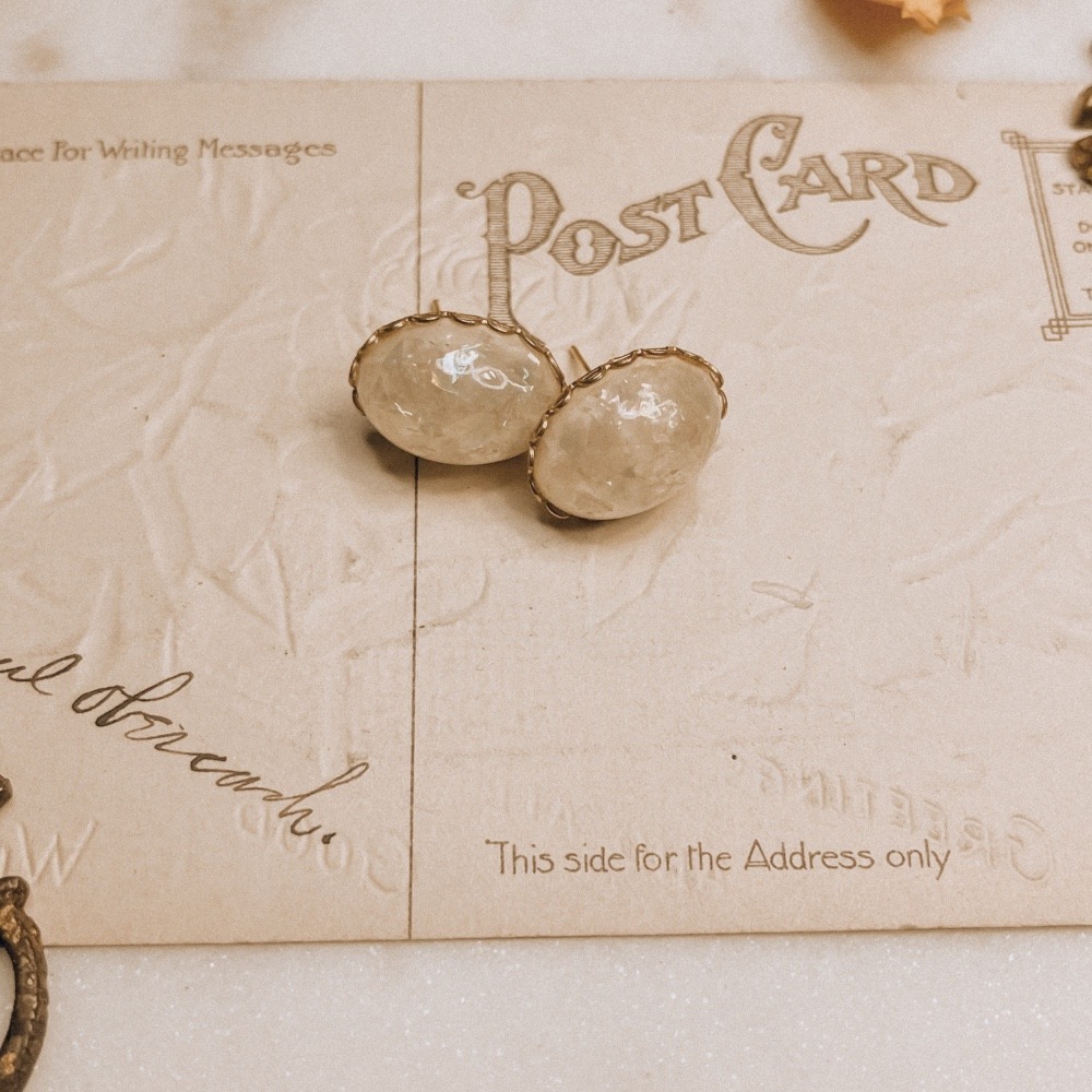 Opal-like‎ Statement Earrings
